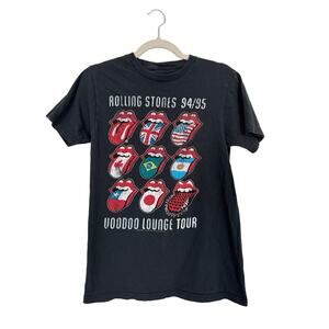 Rolling Stones 94/ 95 Voodoo Lounge Tour T shirt Reprint 2009 XS